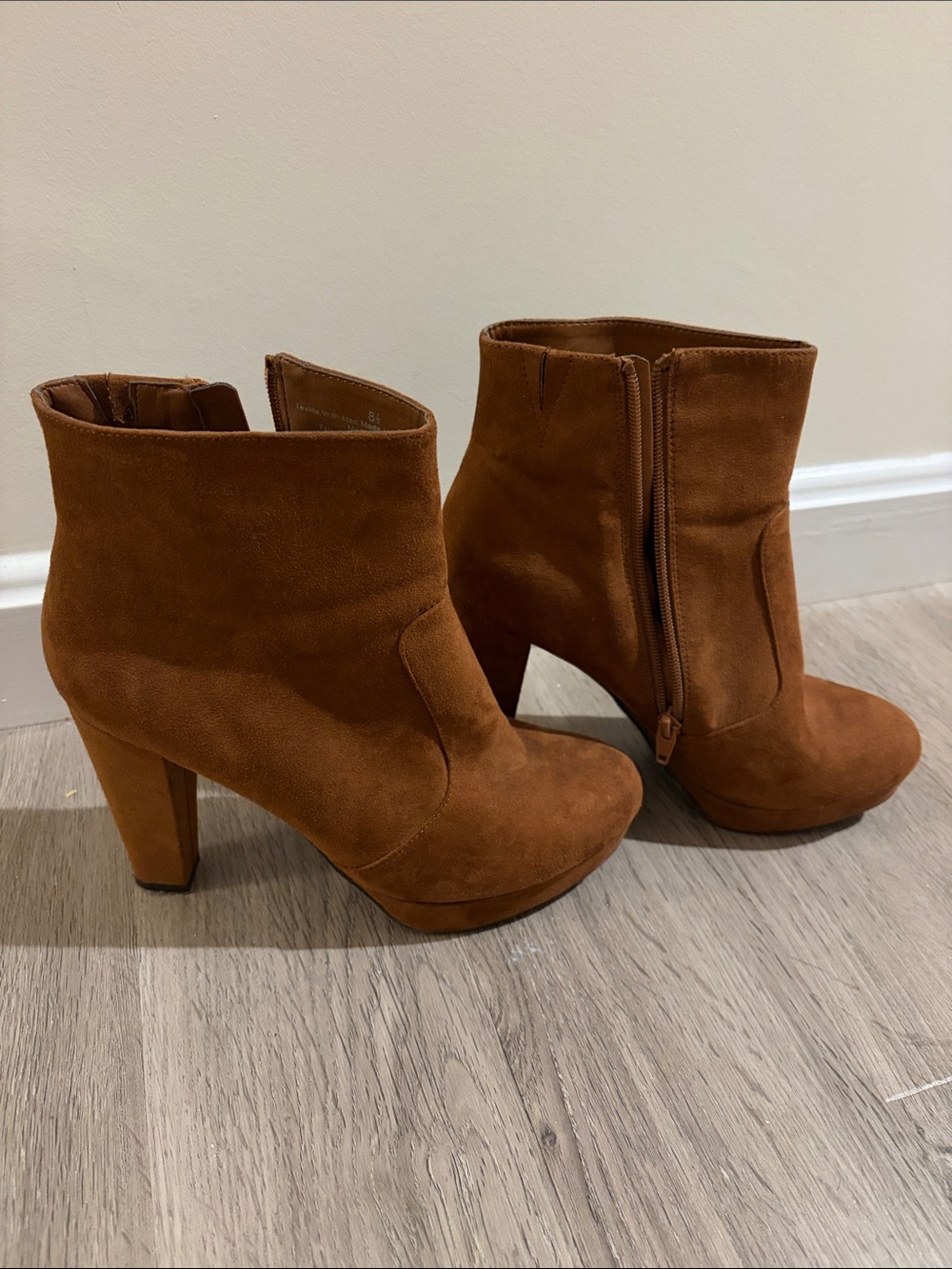 Mossimo Supply Co. Women's Suede Ankle Booties in Brown